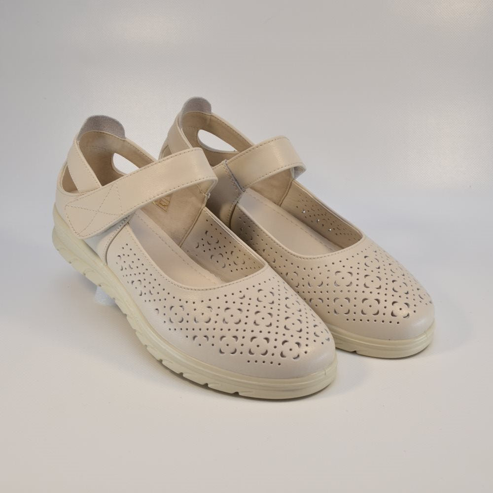 Pantofi casual dama cu scai Berliner bej