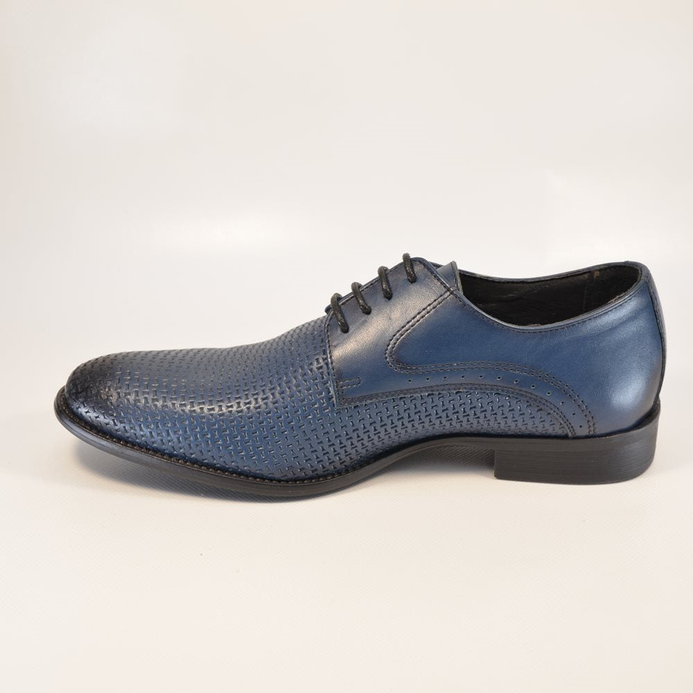 Pantofi barbati eleganti PR6 albastru
