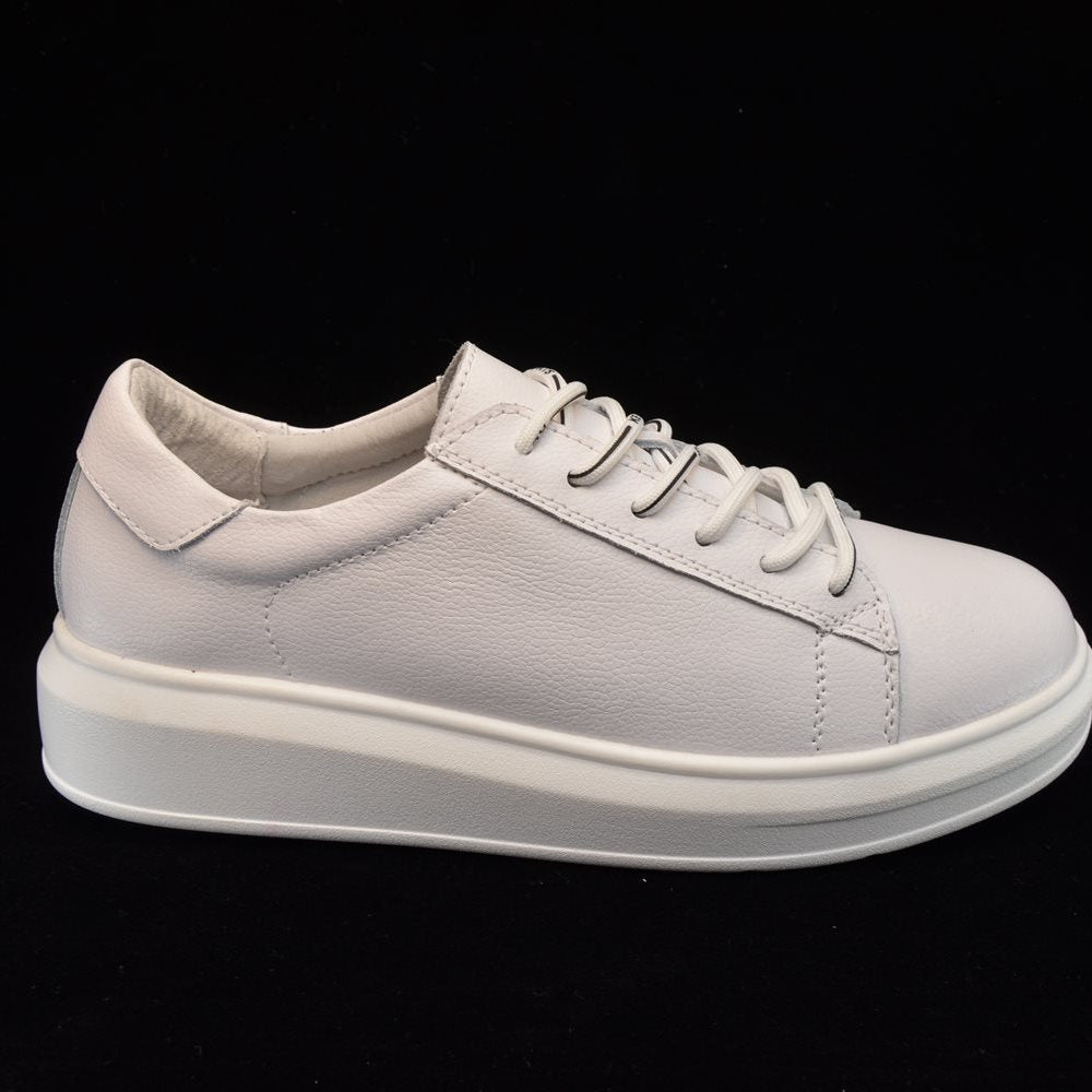 Pantofi casual dama 3550 albi