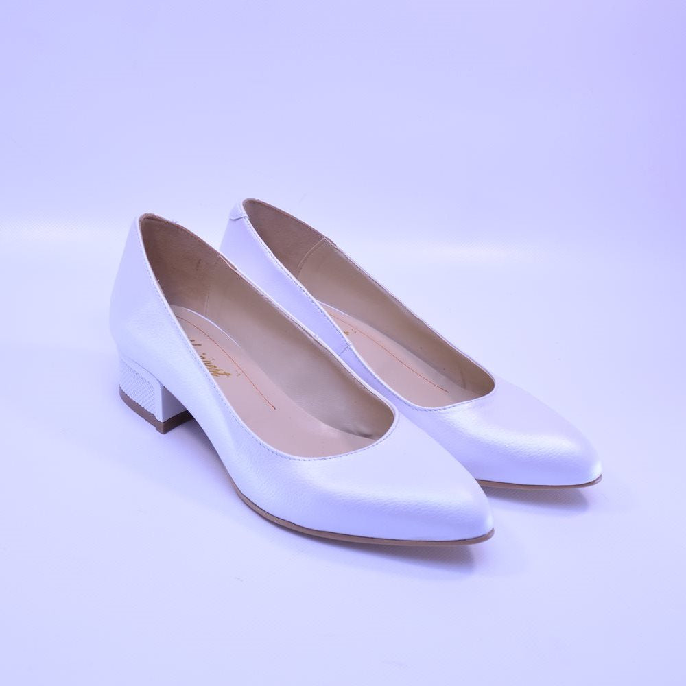Pantofi dama 1010 albi
