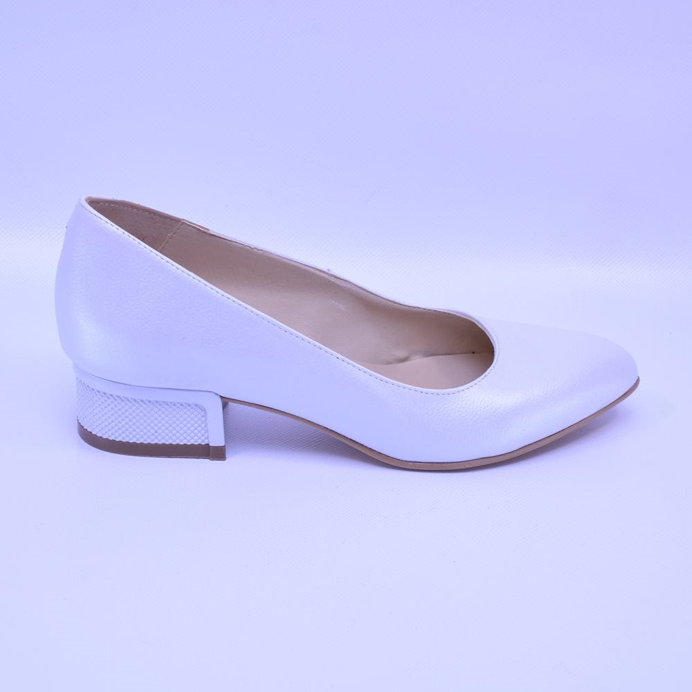 Pantofi dama 1010 albi
