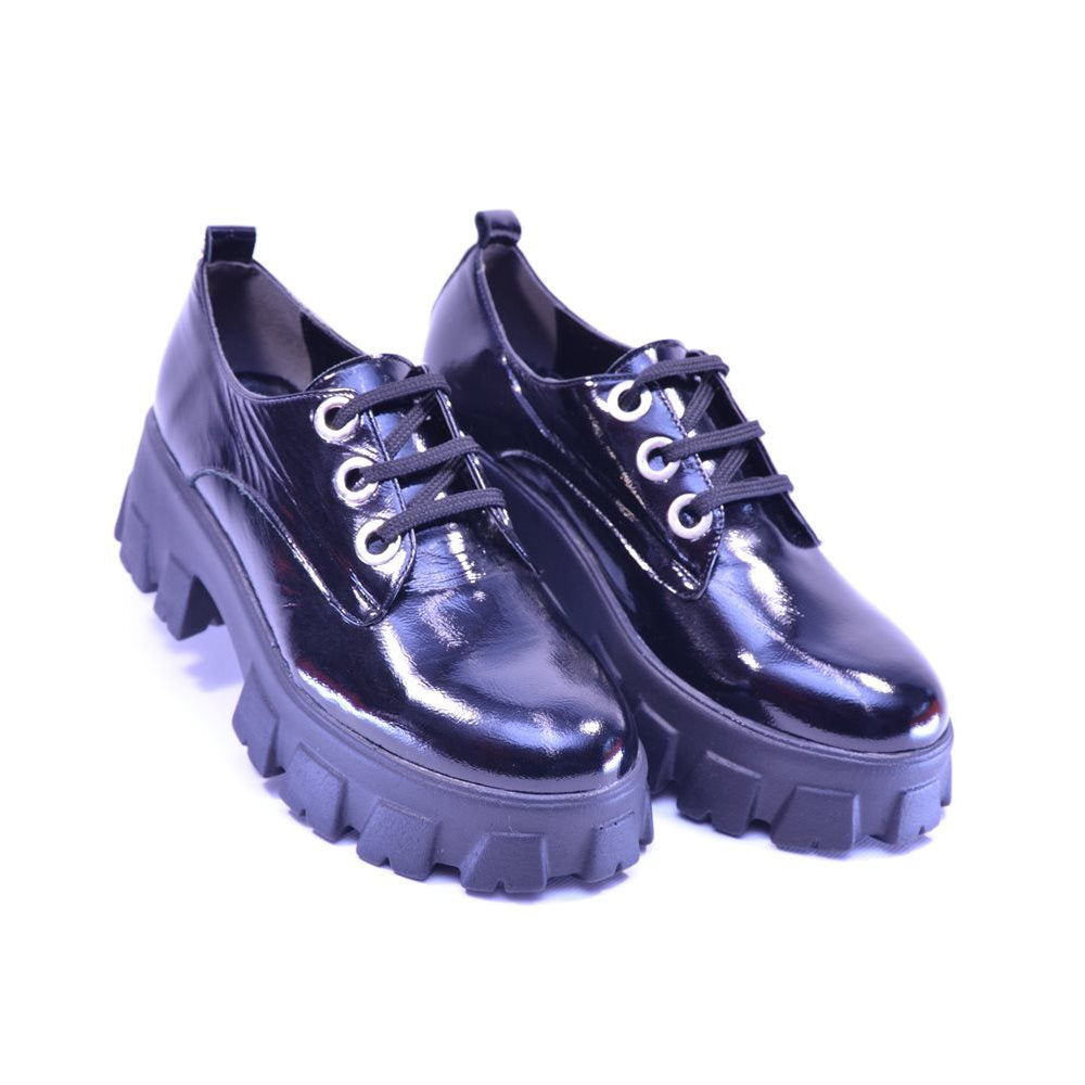 Pantofi casual dama 1240 negri lac