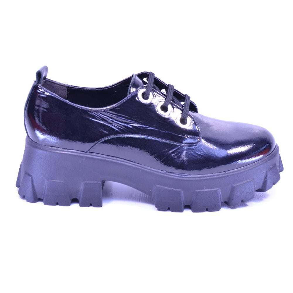 Pantofi casual dama 1240 negri lac