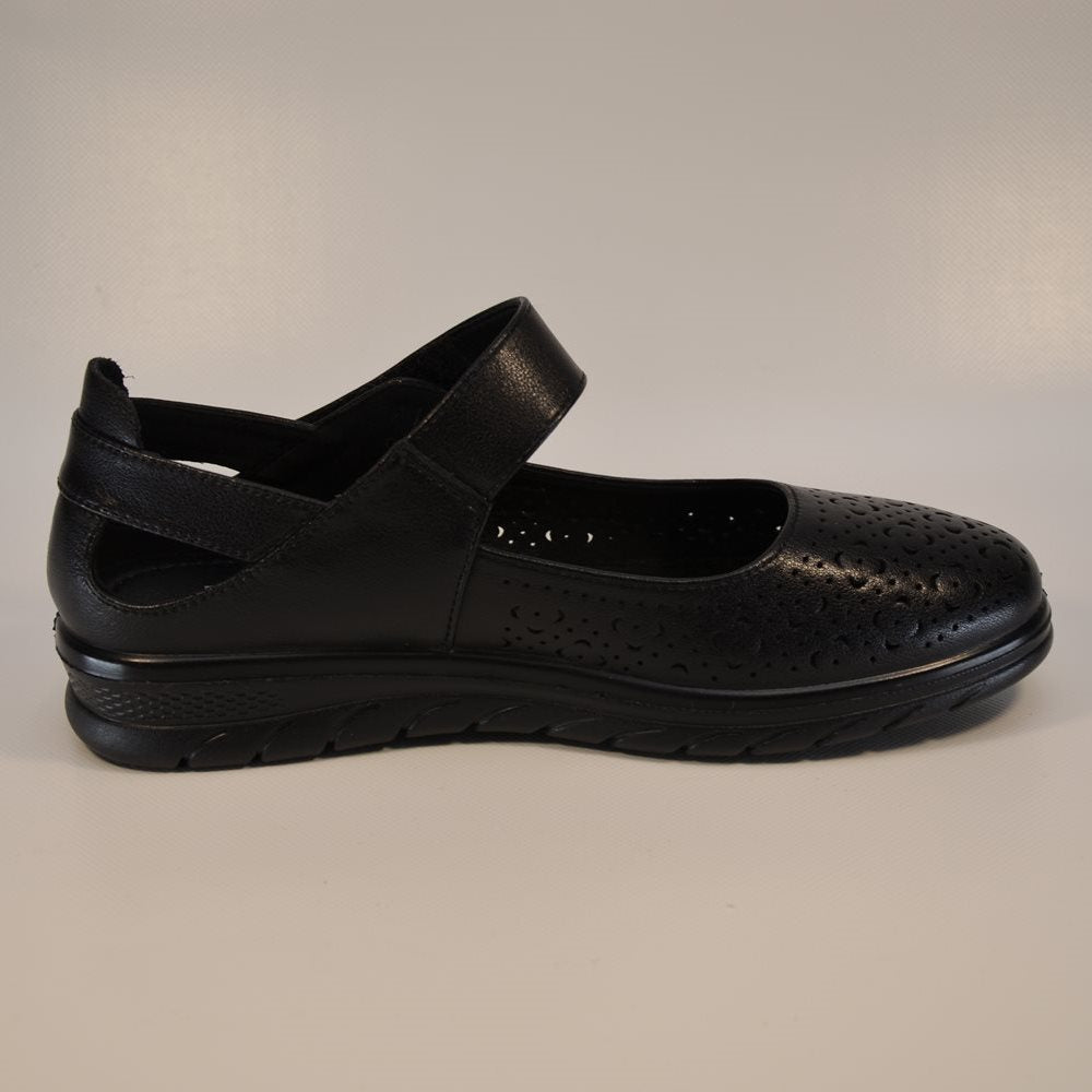 Pantofi casual dama cu scai 3553 negru