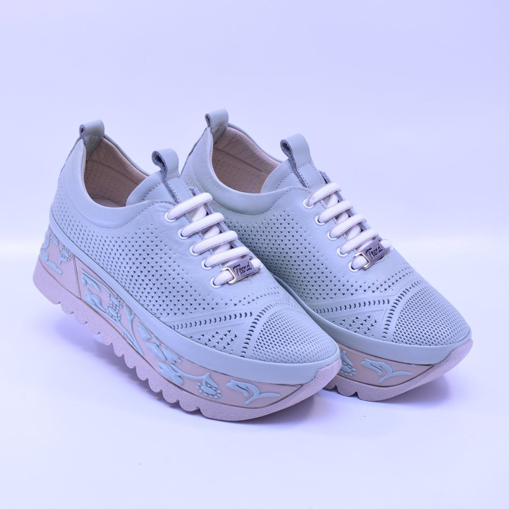 Pantofi casual dama YZ02 verzi