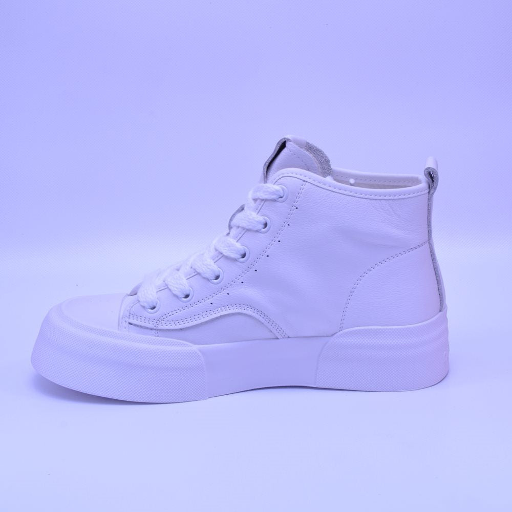 Pantofi casual dama 2365 albi