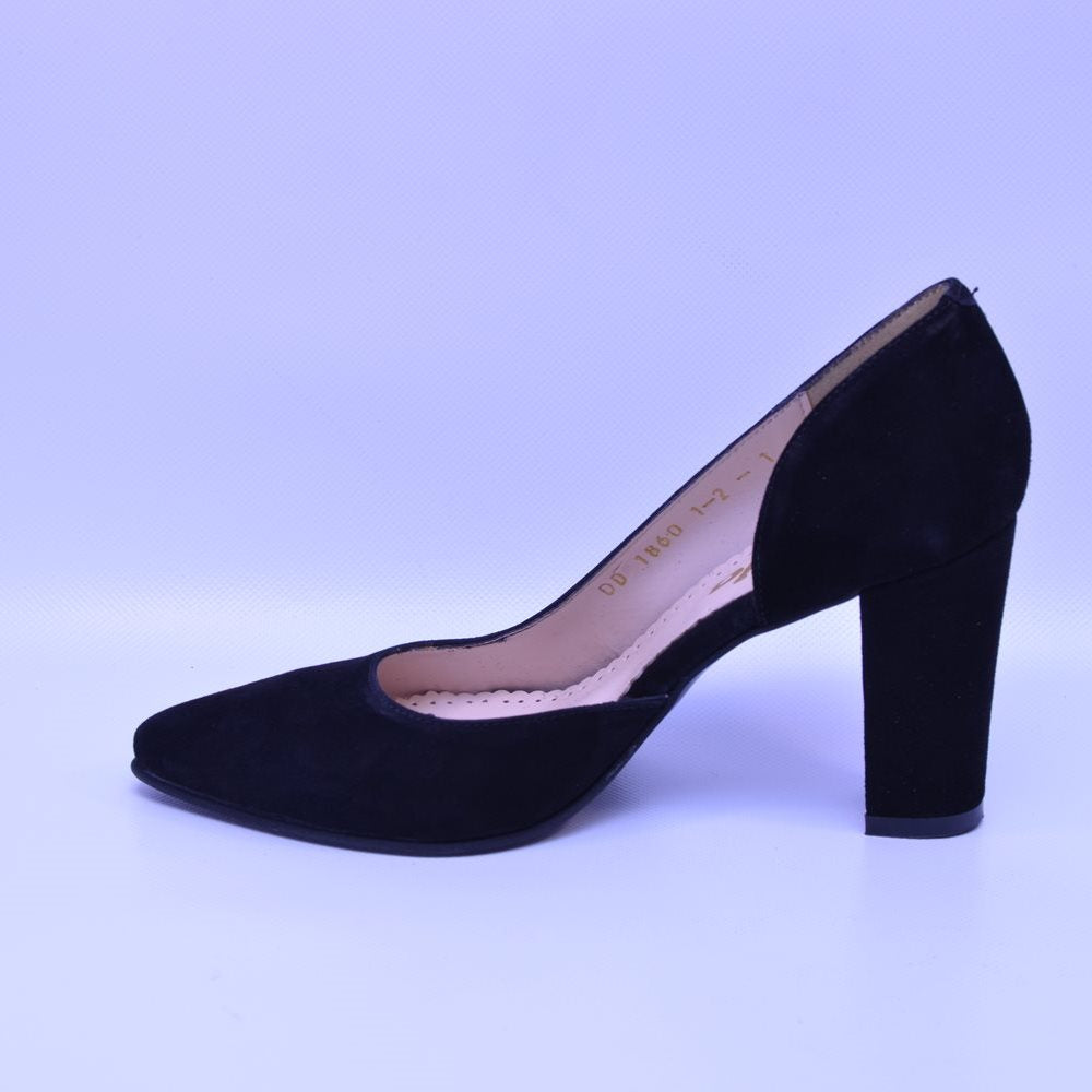 Pantofi dama eleganti 1860 velur negri