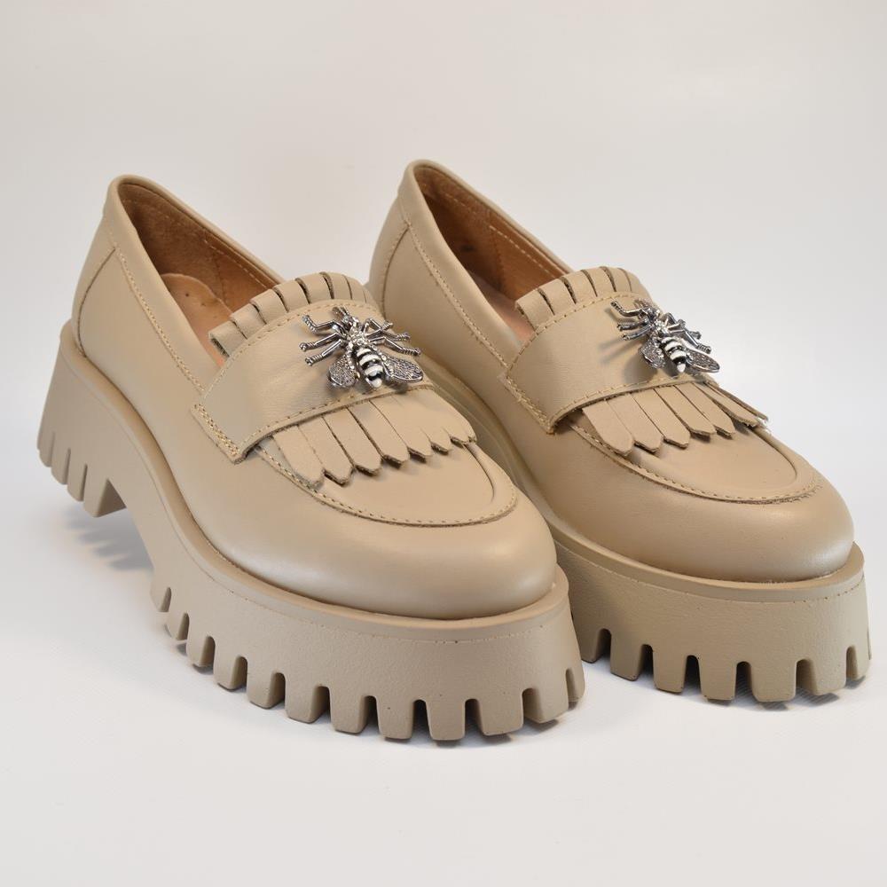 pantofi casual dama 522 bej