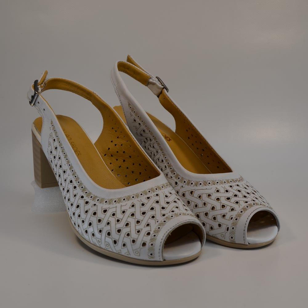 Sandale dama 1068 albe