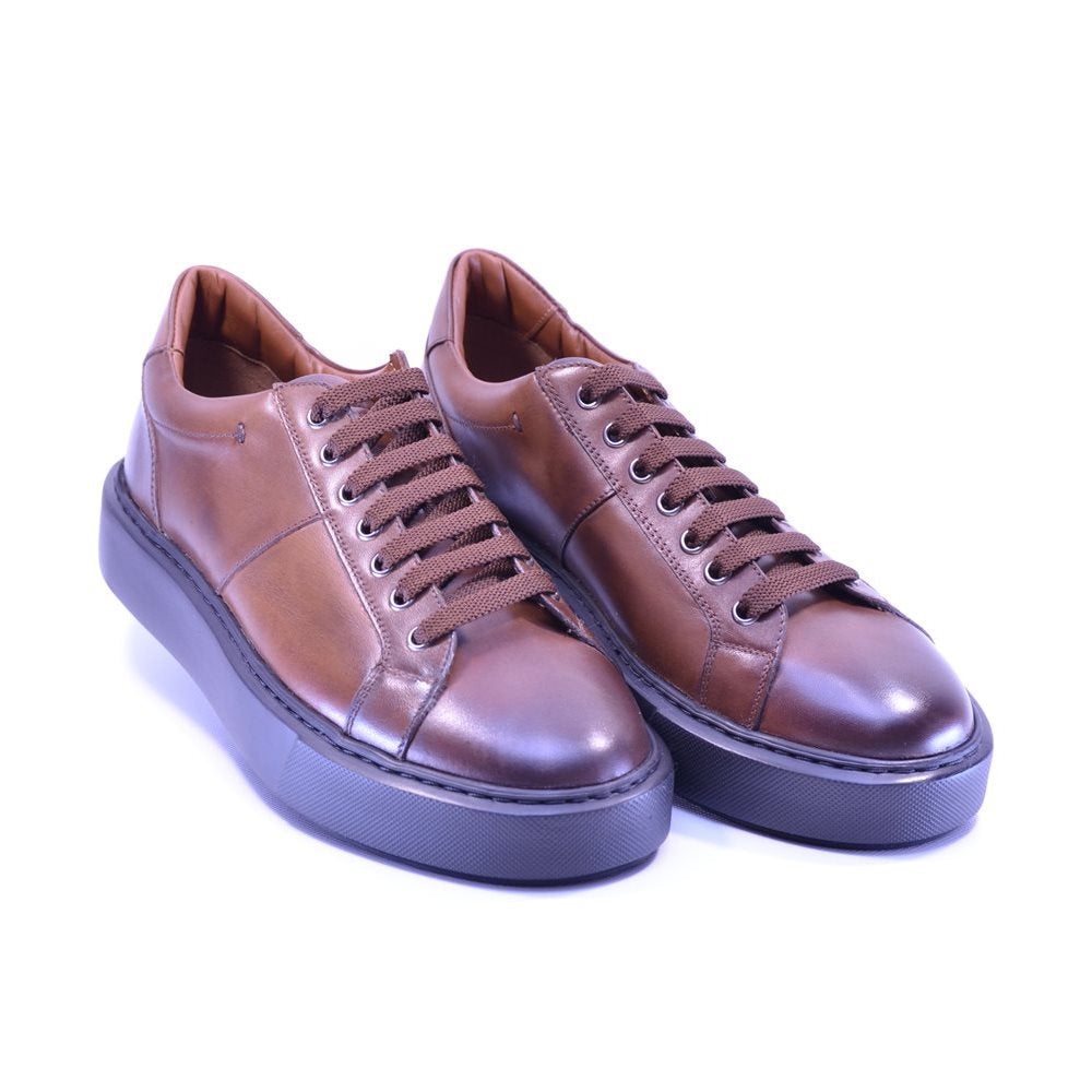 Sneakers barbati 6897 maro inchis