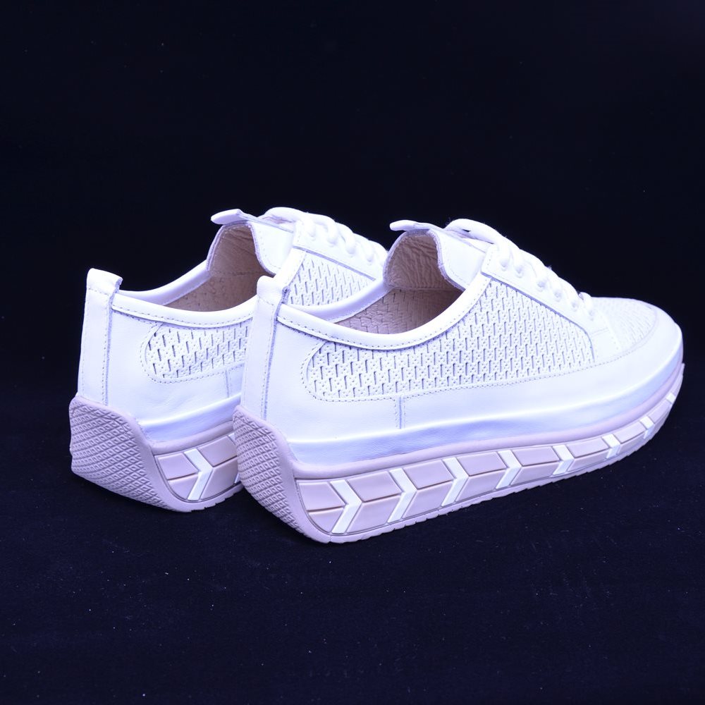 Pantofi casual dama 210YZ223 albi