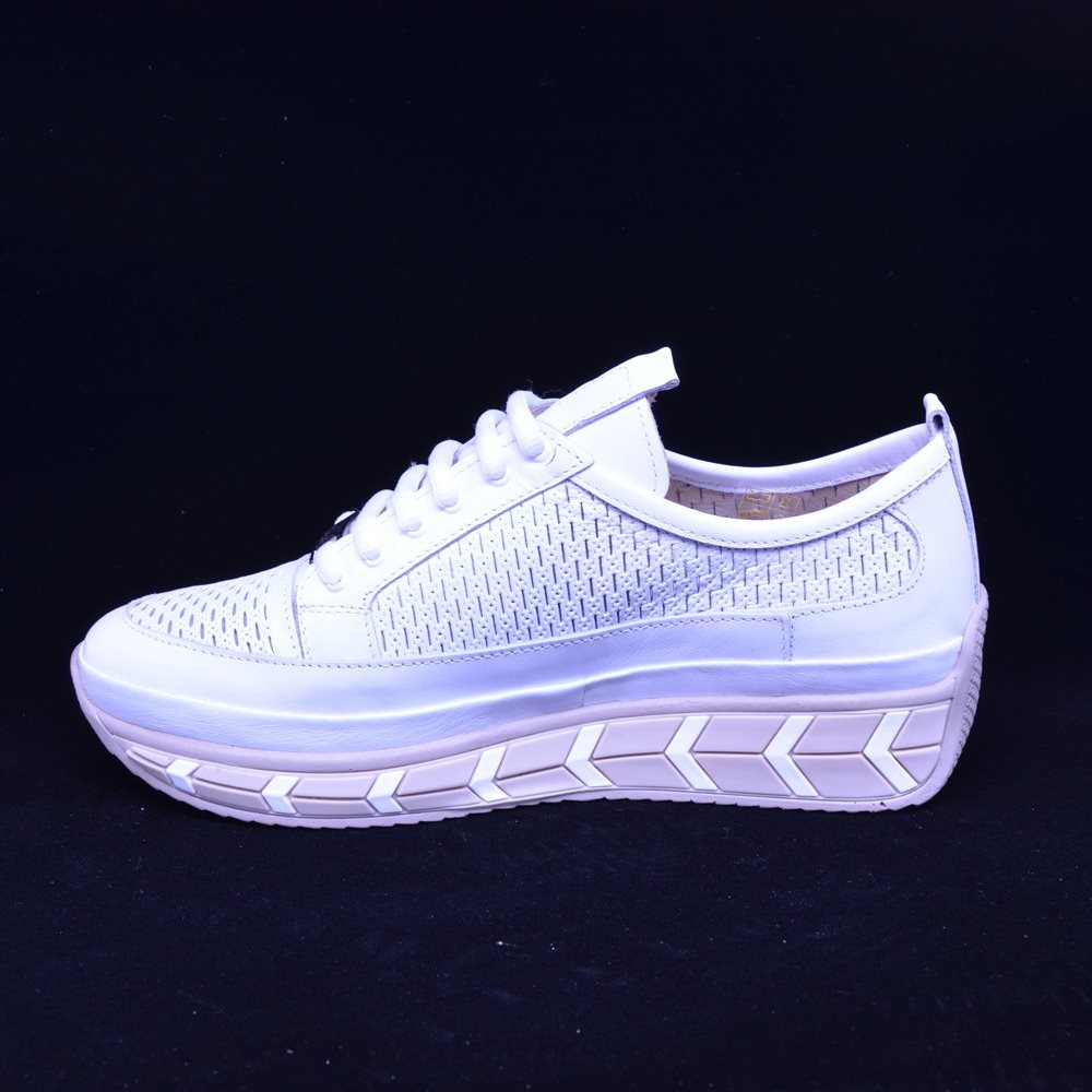 Pantofi casual dama 210YZ223 albi