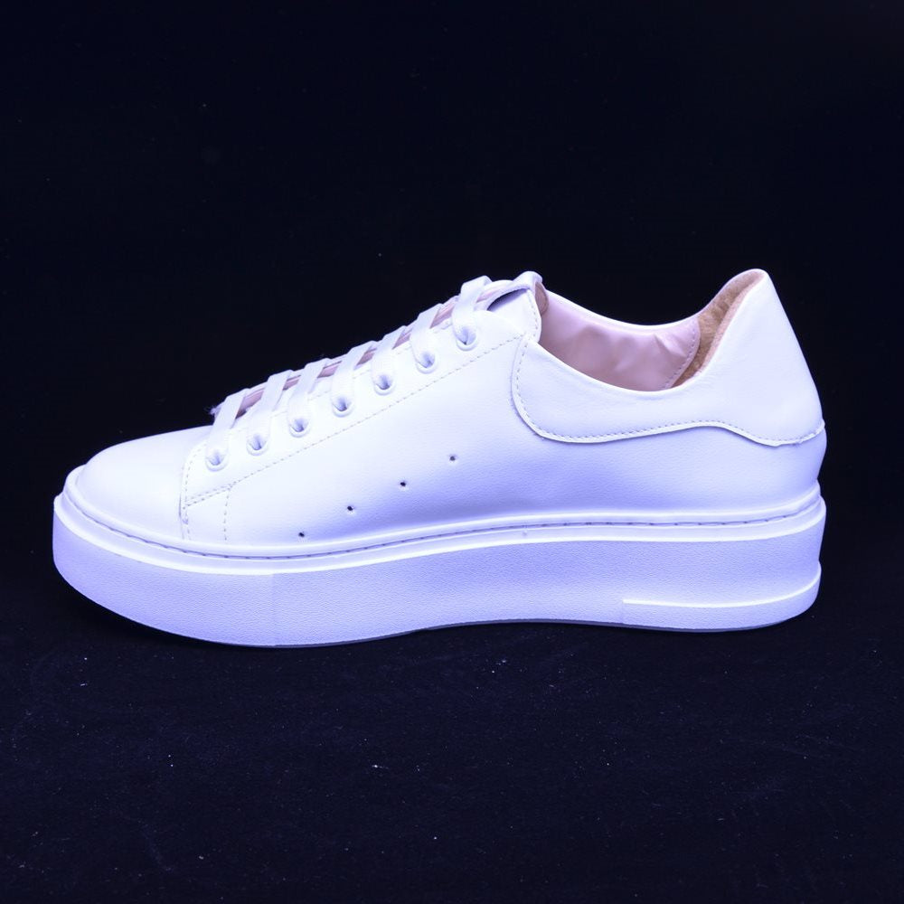Pantofi casual dama 3181 albi