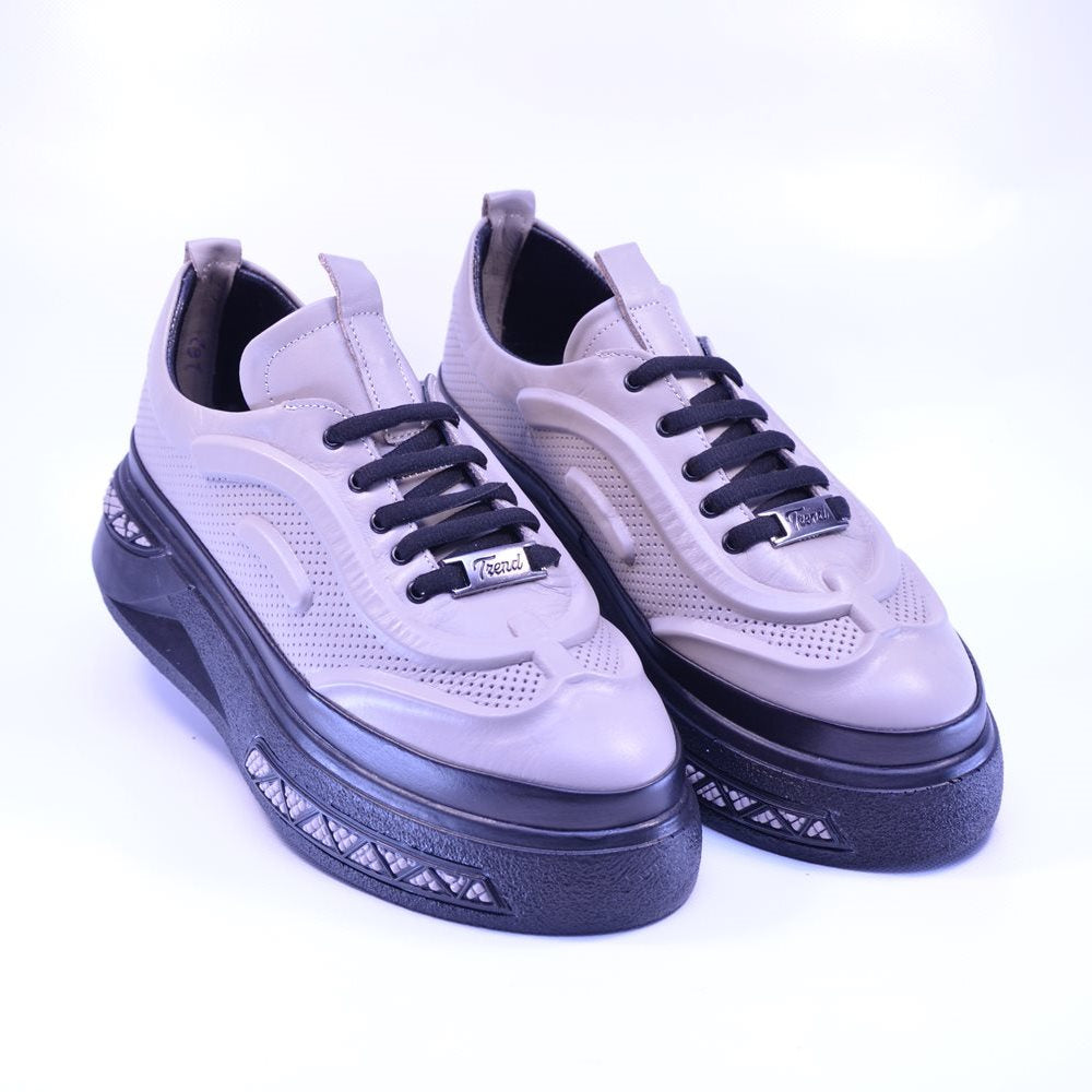 Pantofi casual dama 210YZ262 bej