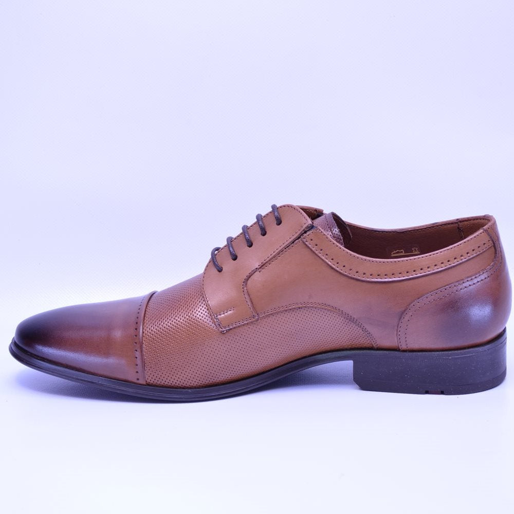Pantofi barbati eleganti 6858 coniac