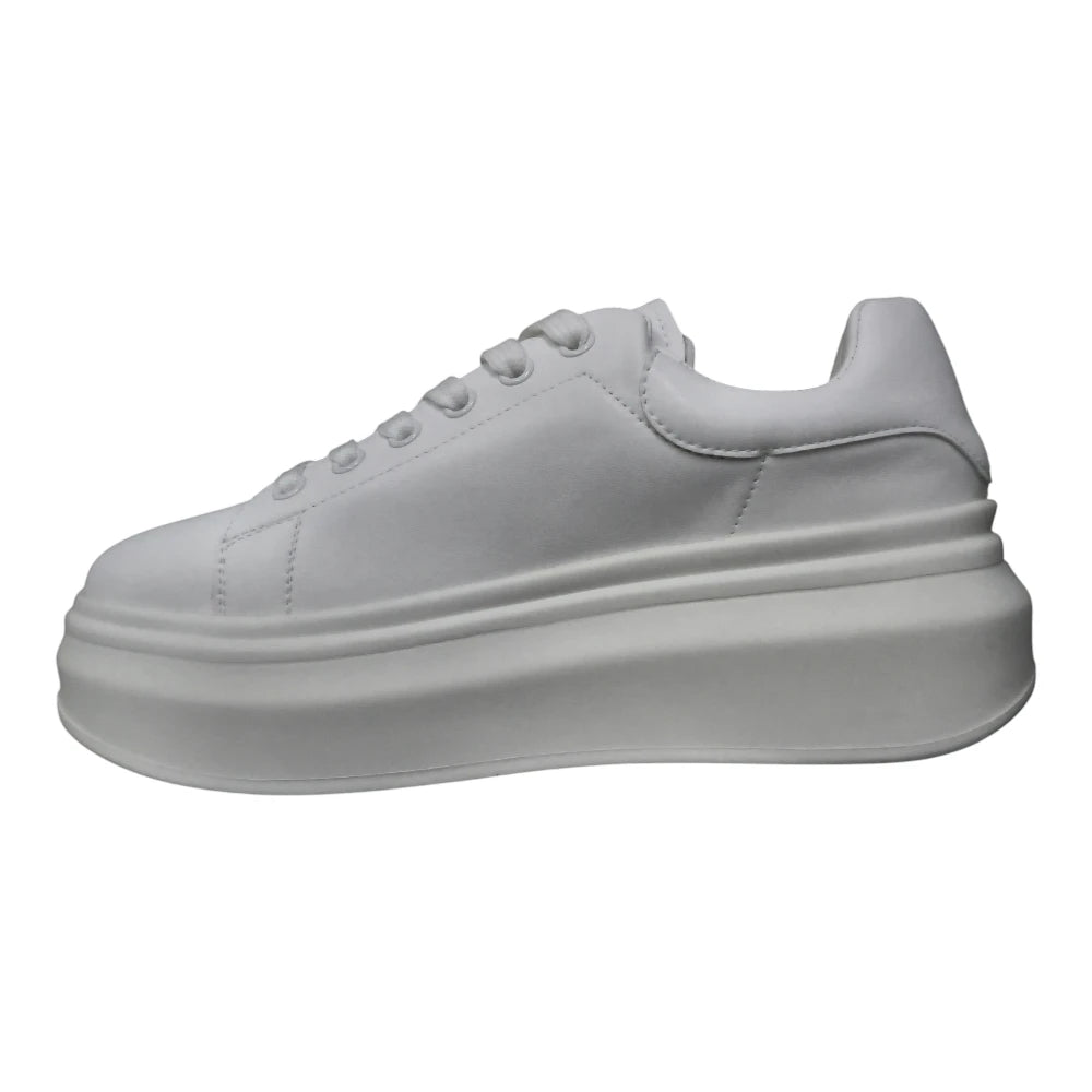 Pantofi sport 3A17 albi