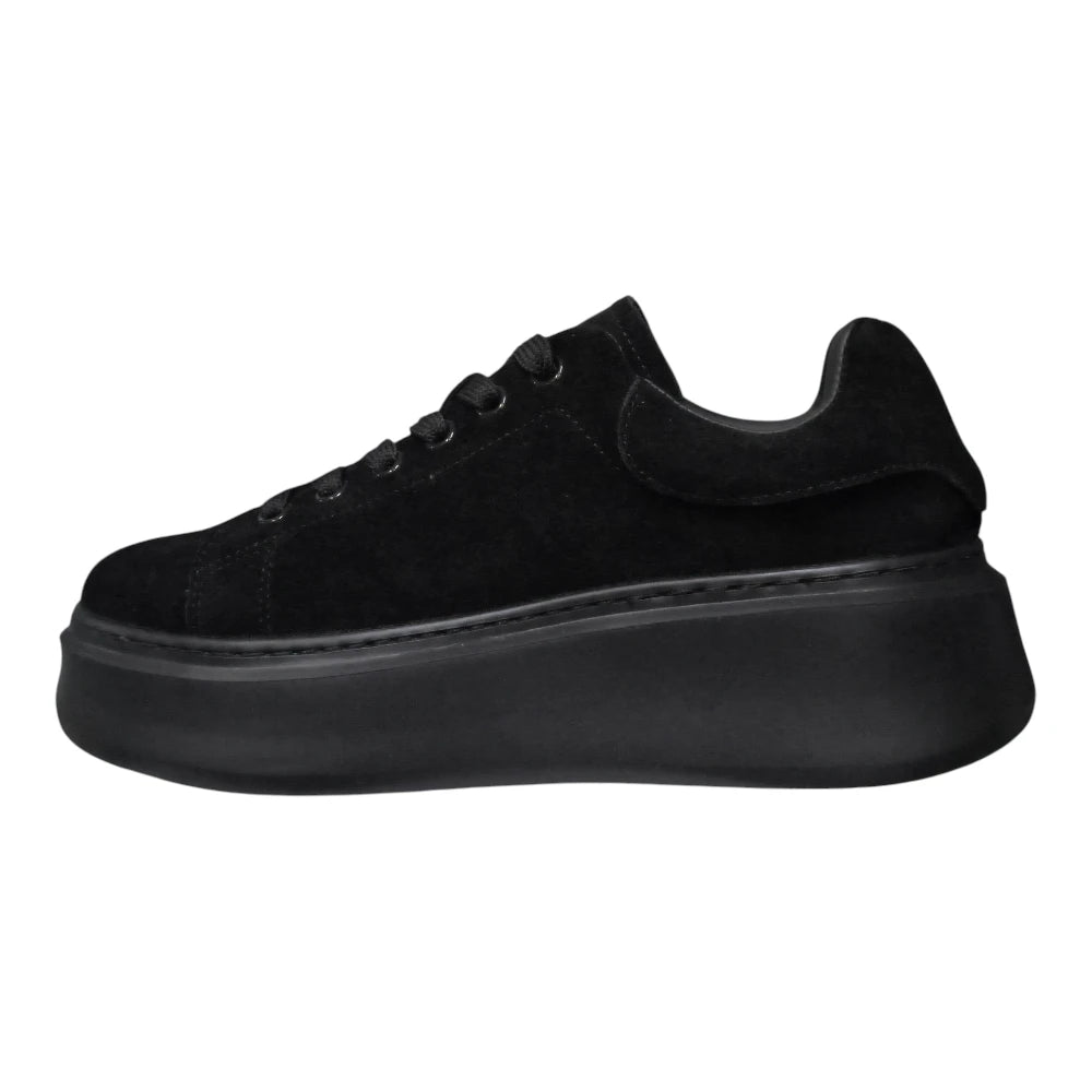 Pantofi sport 318 velur cu talpă înaltă