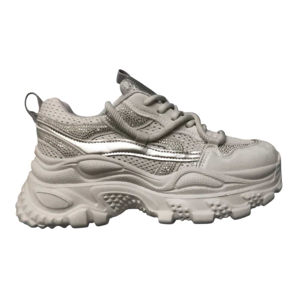 Sneakers 2658 alb-gri