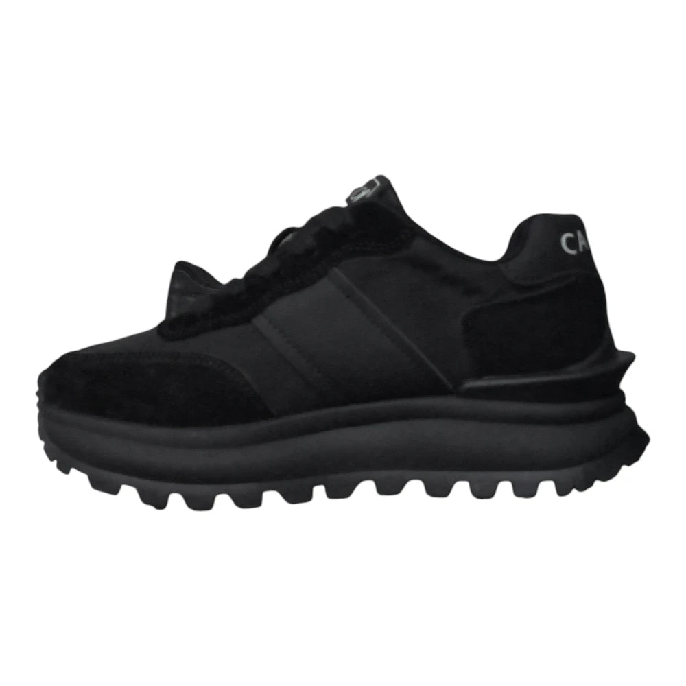 Pantofi sport negri 6613 piele ecologică