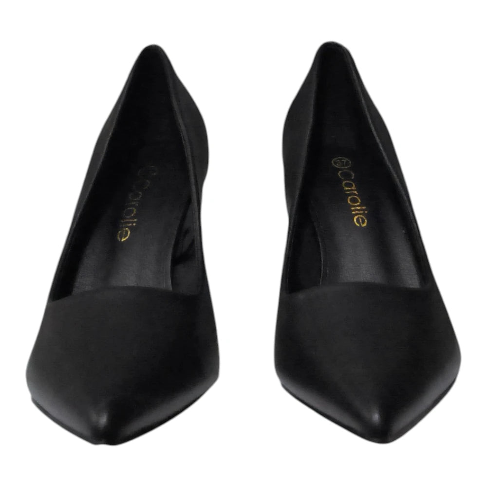 Pantofi eleganți T001 negri