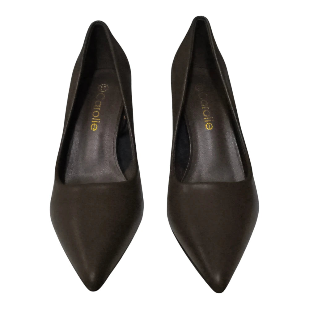 Pantofi eleganți T001 maro