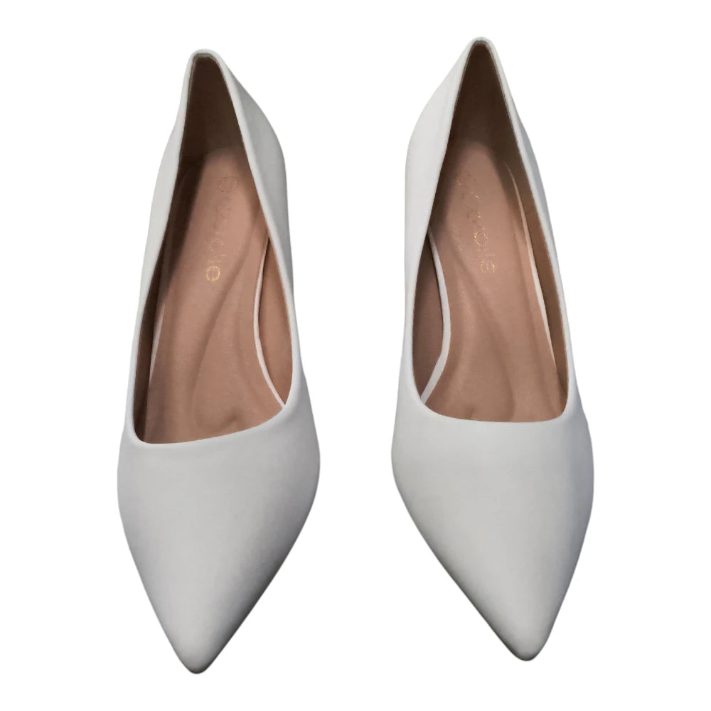 Pantofi 051 albi