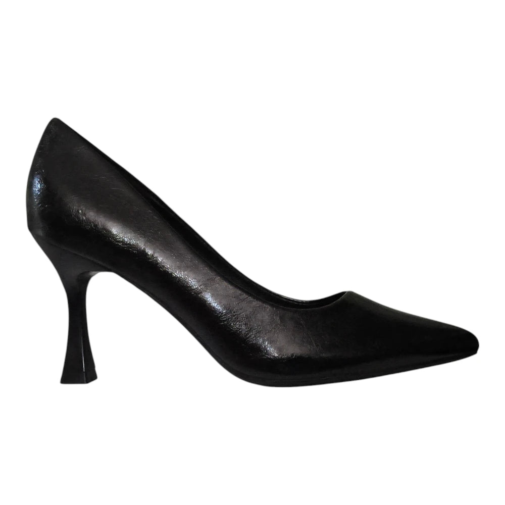 Pantofi 055 negri cu vârf ascuțit