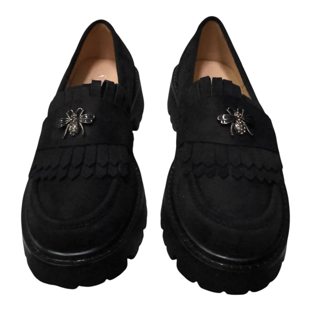 Mocasini TV-11 negri tip velur