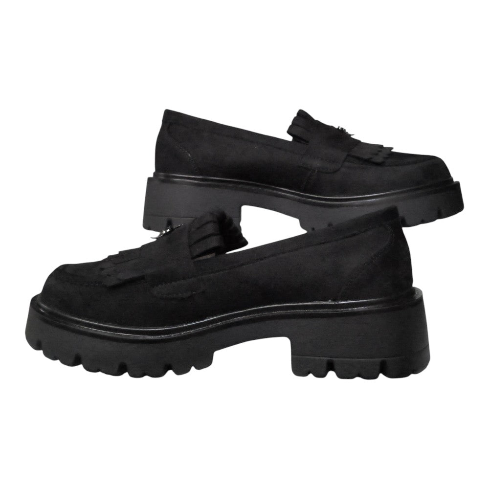 Mocasini TV-11 negri tip velur