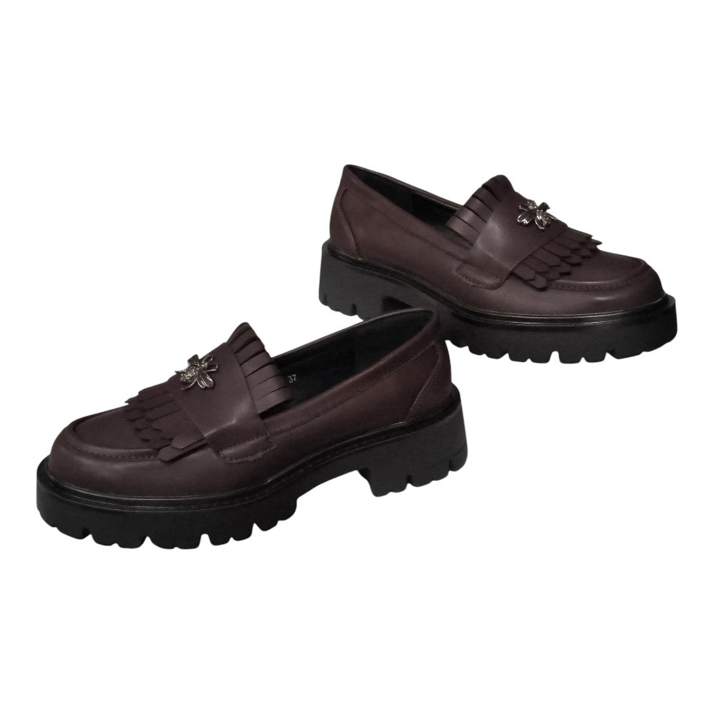 Mocasini TV-11 vișinii