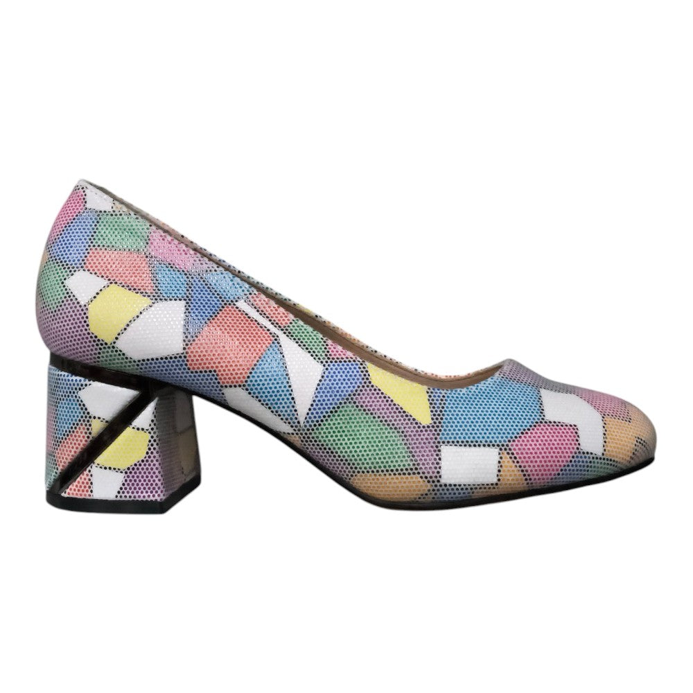 Pantofi damă TV-05 multicolor deschis