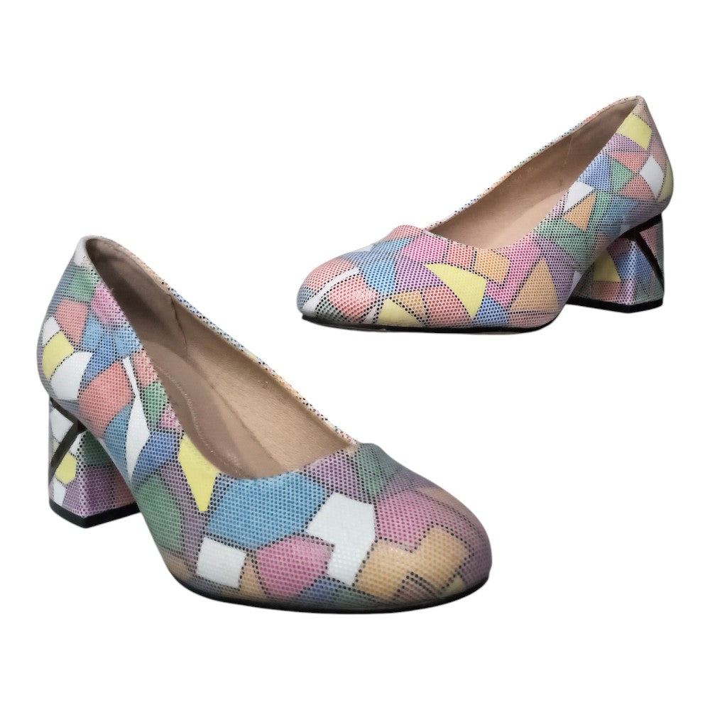 Pantofi damă TV-05 multicolor deschis