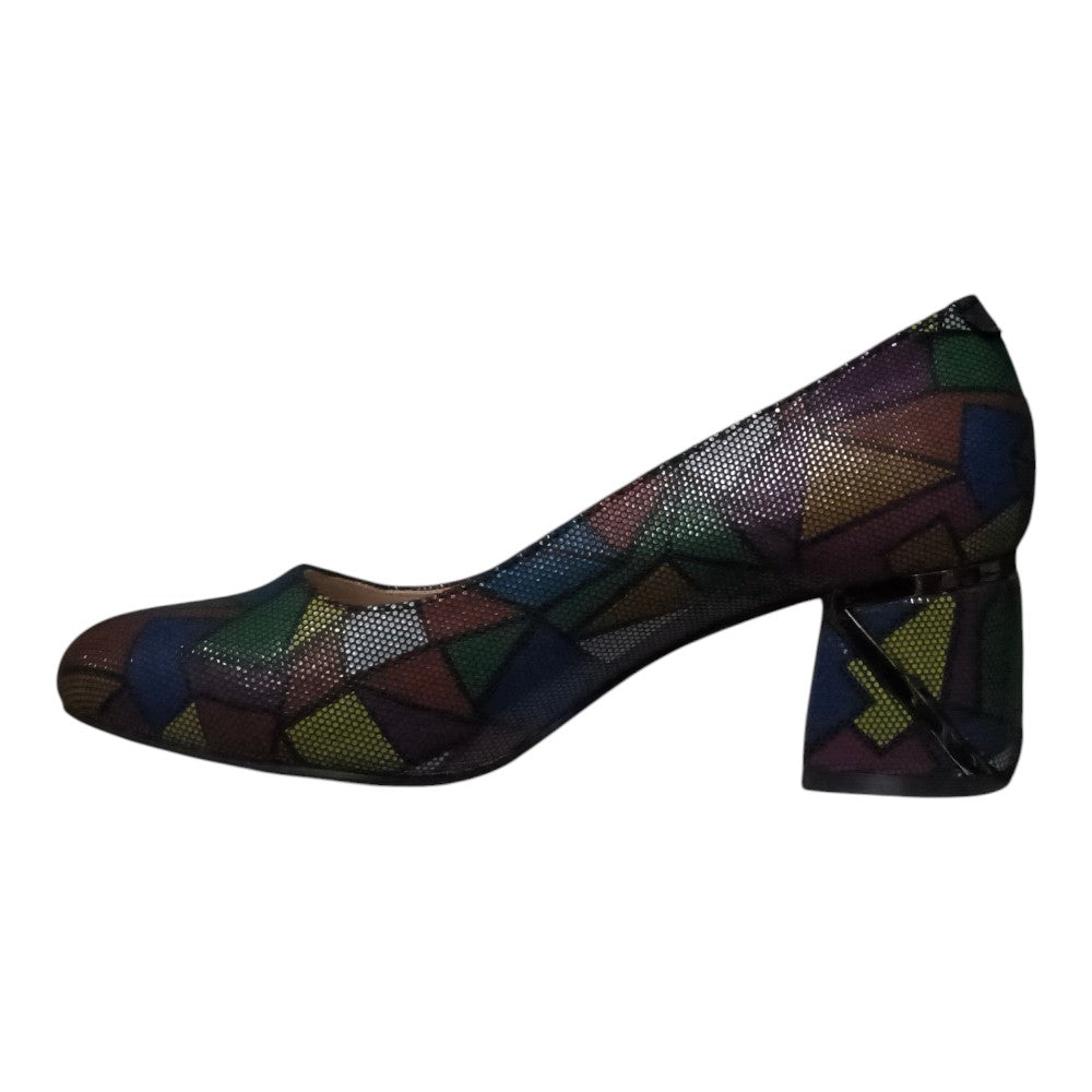 Pantofi damă TV-05 multicolor închis