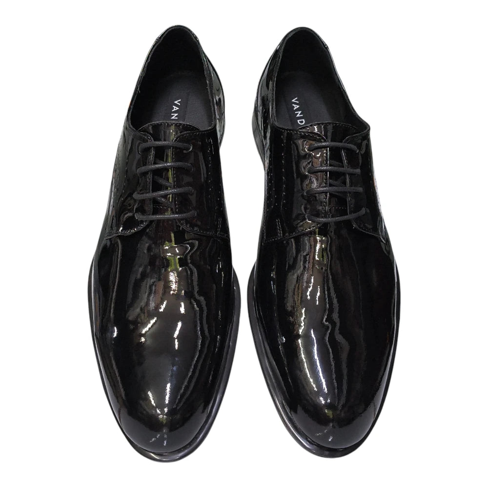 Pantofi eleganți Belo negri din piele lăcuită