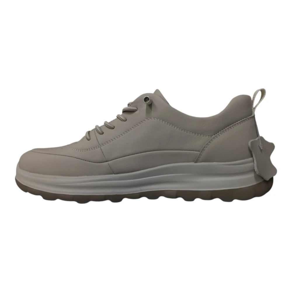 Pantofi sport bărbați bej cu talpă groasă 2530