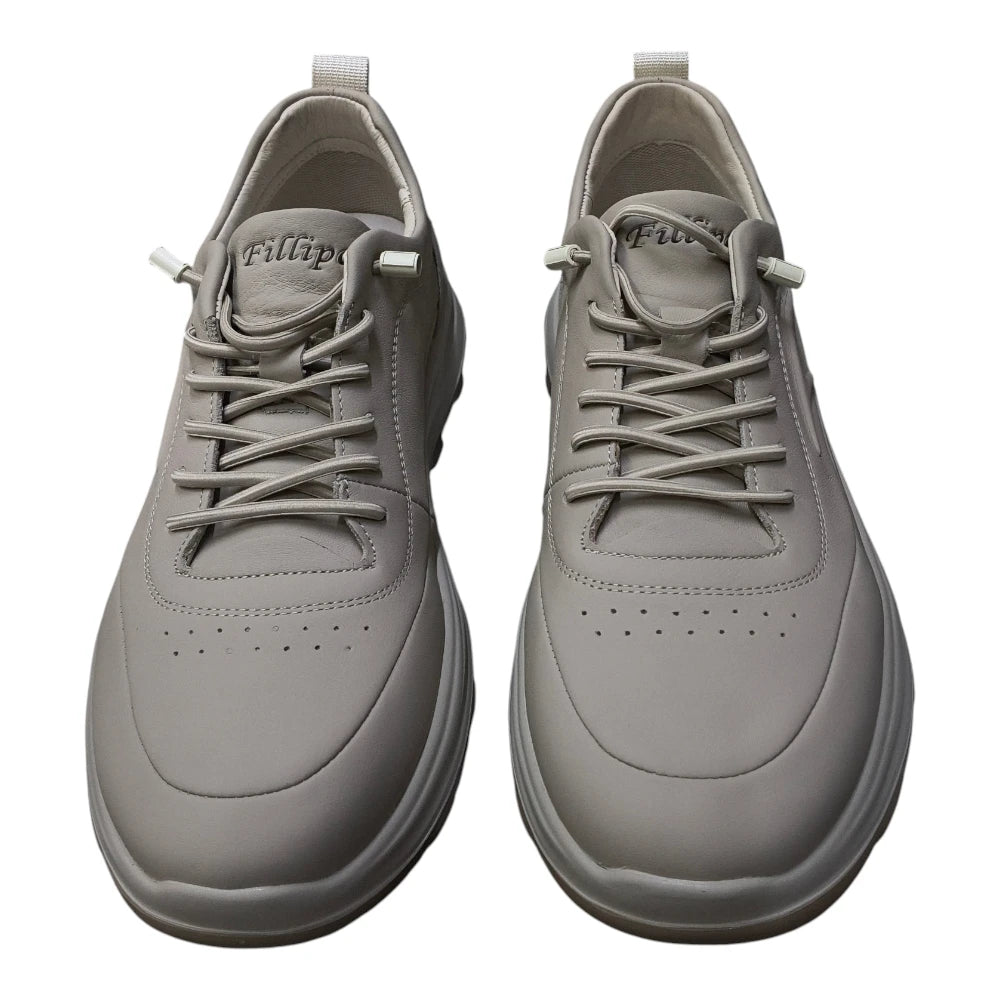 Pantofi sport bărbați bej cu talpă groasă 2530