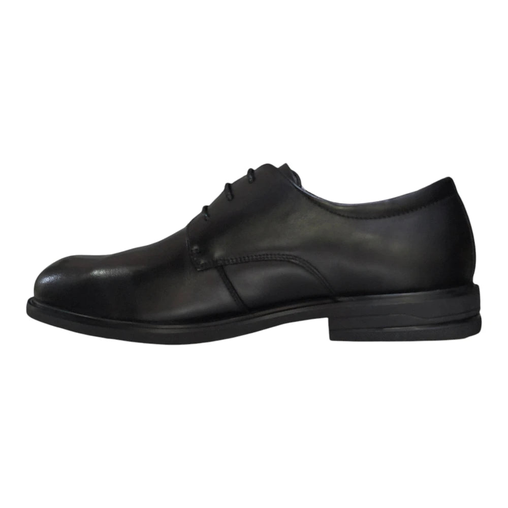 Pantofi eleganți bărbați negri din piele naturală 25012