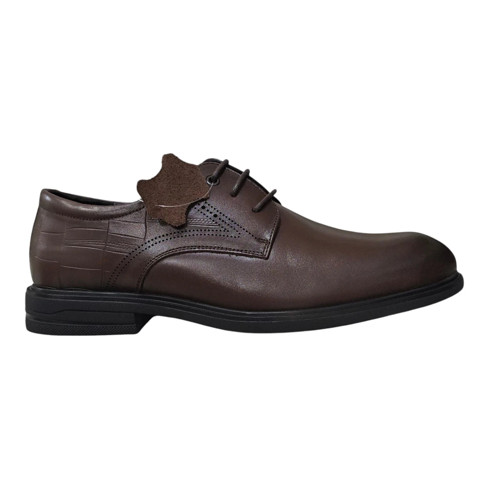 Pantofi eleganți bărbați maro din piele naturală 25012
