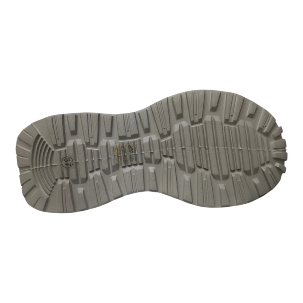 Sneakers damă maro cu detalii contrastante 2605