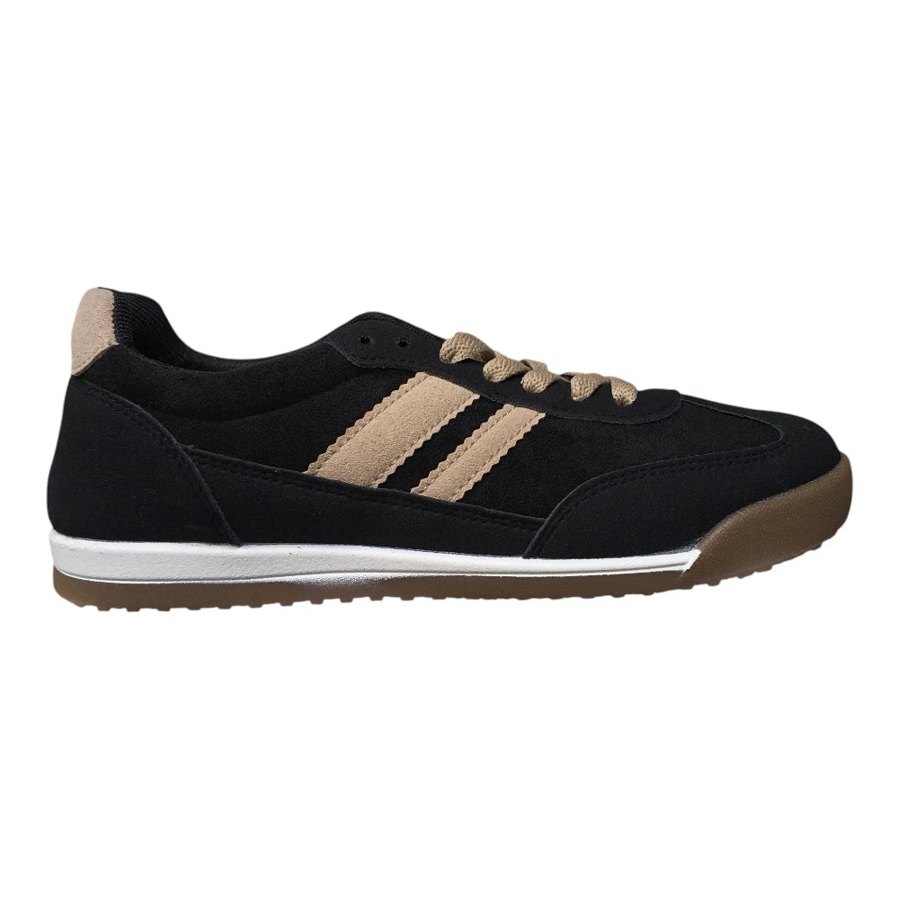 Pantofi sport damă negri cu talpă joasă T283