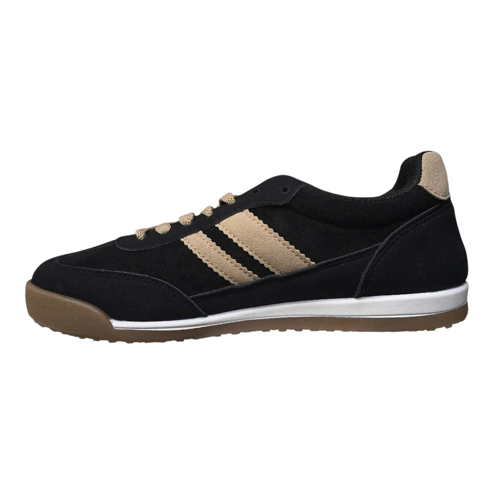 Pantofi sport damă negri cu talpă joasă T283