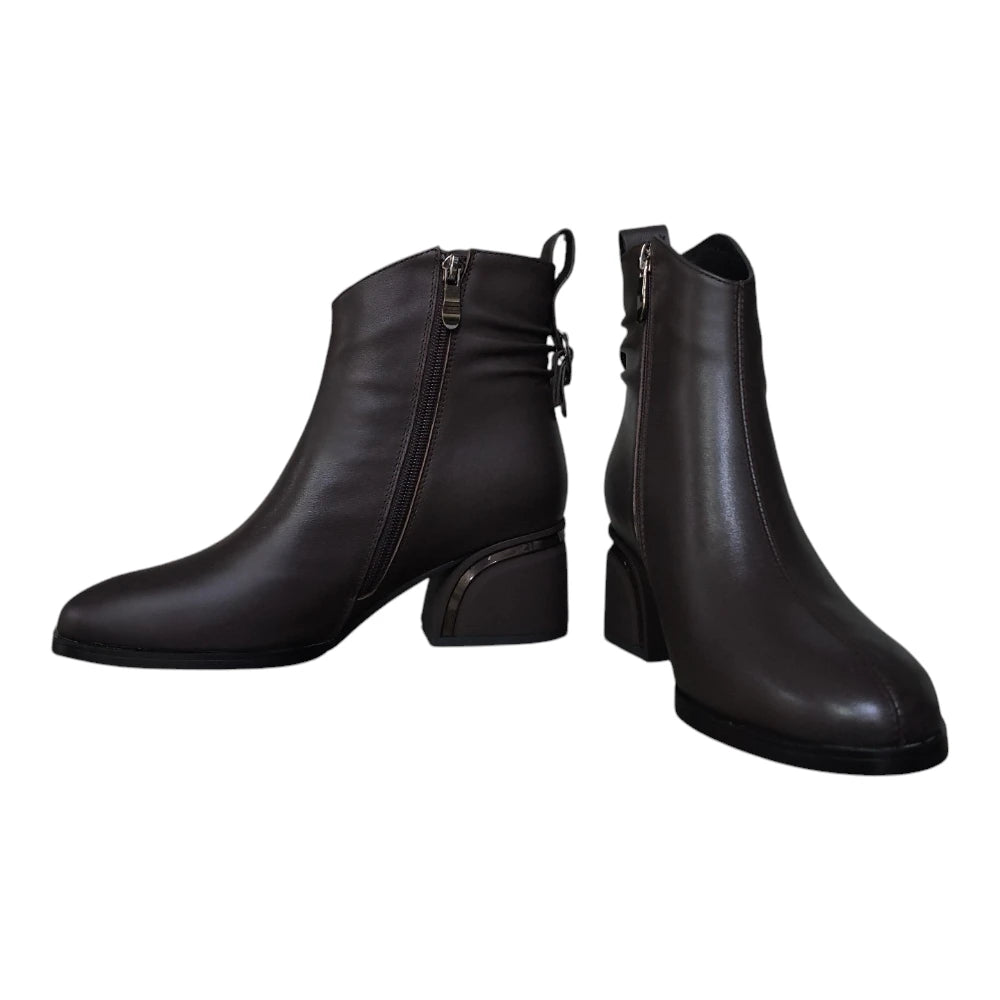 Botine damă 669 maro