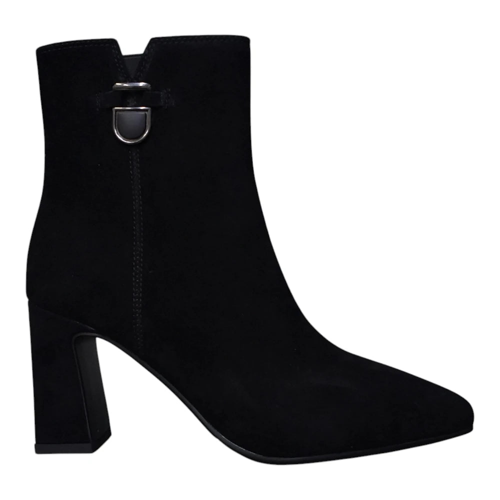 Botine damă 23320 cu toc de 8 cm și vârf ascuțit