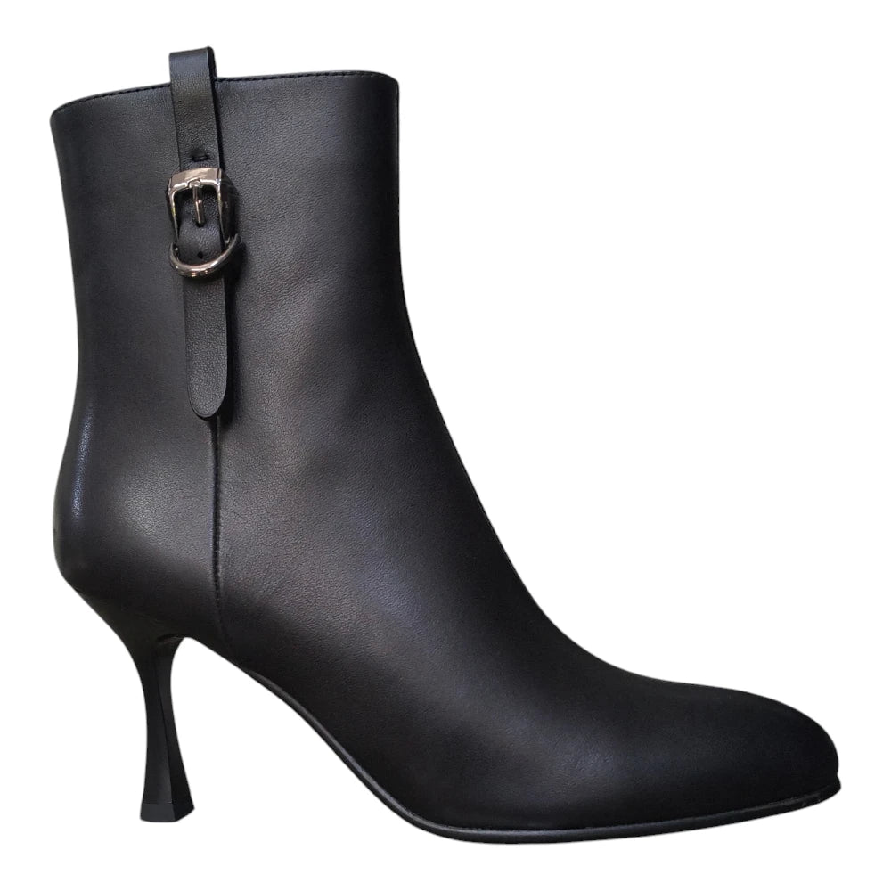 Botine damă 4730 cu toc evazat și cataramă