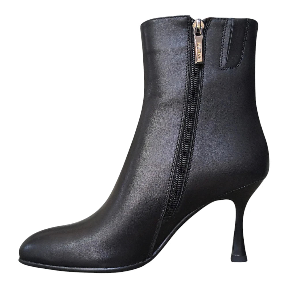 Botine damă 4730 cu toc evazat și cataramă