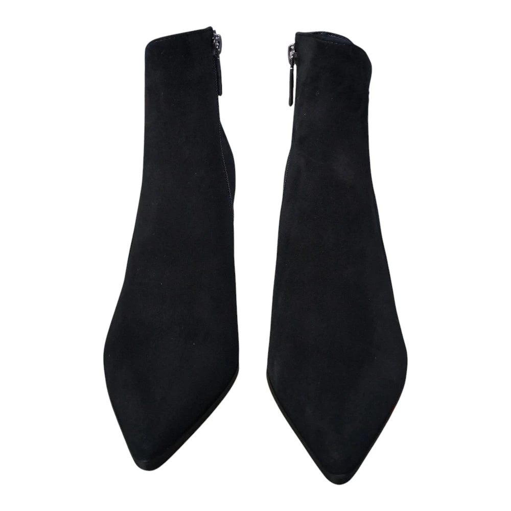 Botine damă 2688 negre cu toc înalt și vârf ascuțit