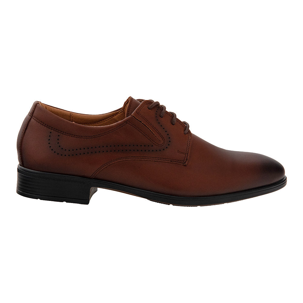 Pantofi derby 4066 coniac