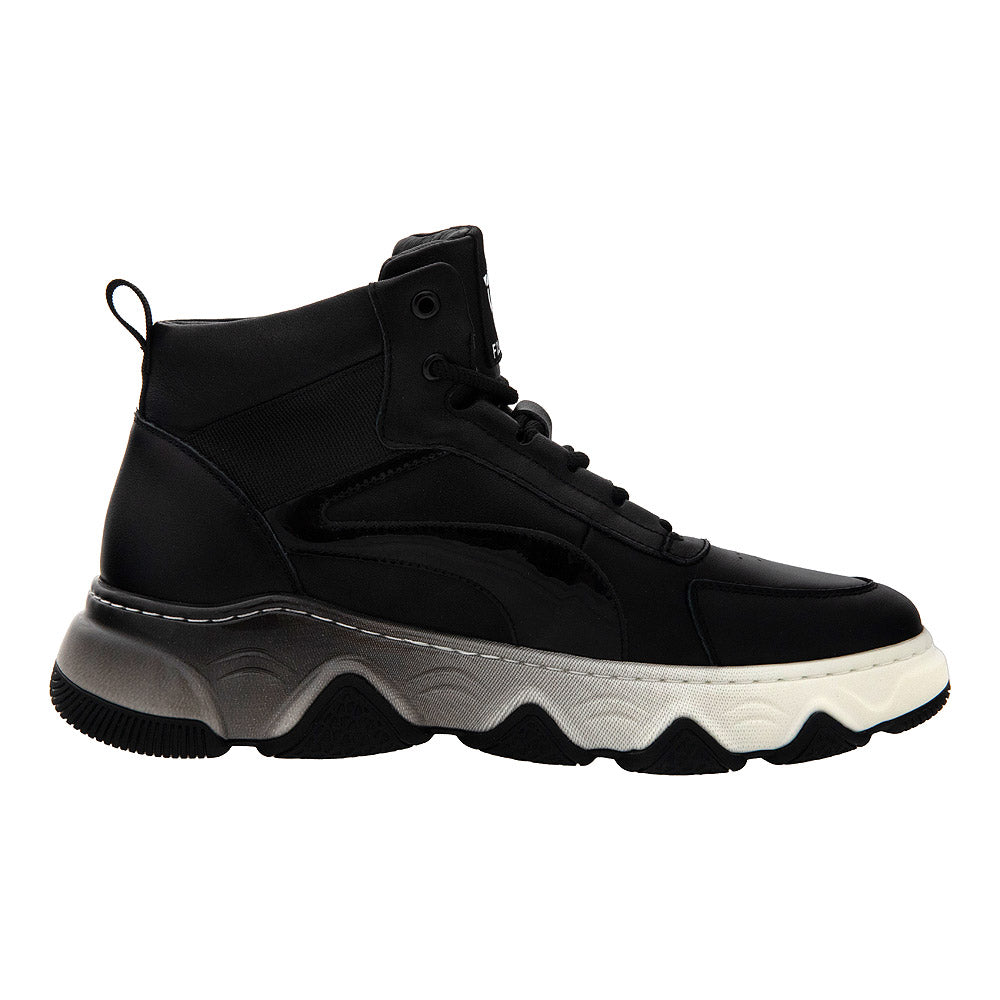 Sneakers barbati 95592 negri