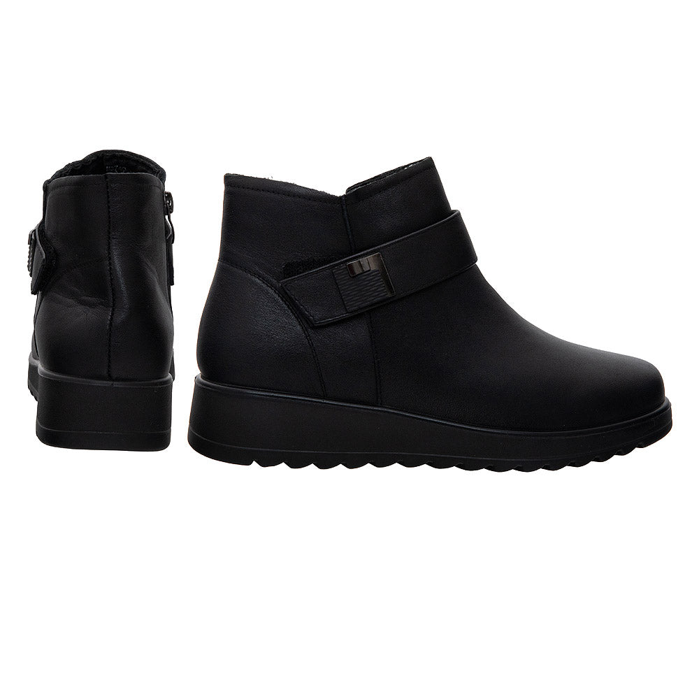 Botine dama 3740 negru