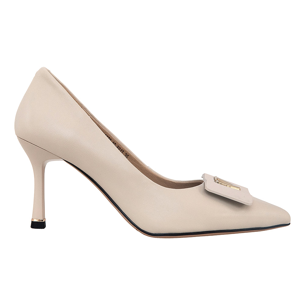 Pantofi dama 6572 stiletto bej